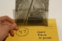 WW2 British Airborne Para Heavy Equipment in Plane Original Negative #47