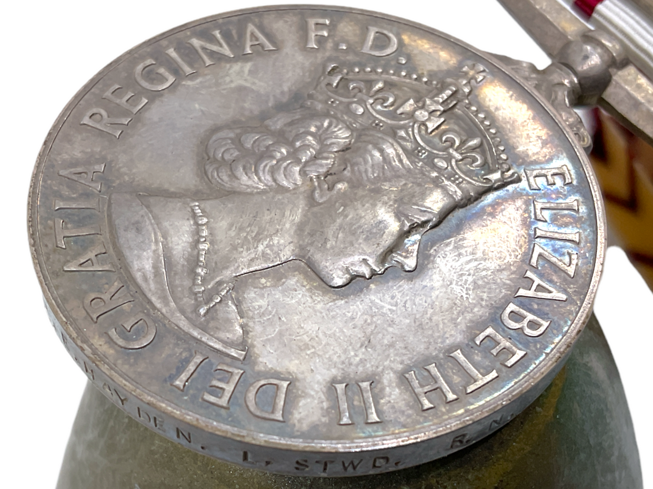 British Royal Navy RN General Service Medal & Near East Bar L Stwd Hayden British Royal Navy RN General Service Medal & Near East Bar L Stwd Hayden