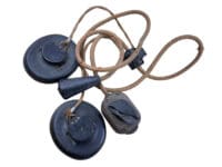WW2 Canadian Wireless Radio Headset Ear Phones & Chest Microphone