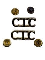Canadian Forces CIC Civilian Instructor Cadre Shoulder Titles Insignia Pair