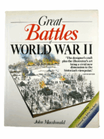 US British German Japan Great Battles Of WW2 Hard Cover Reference Book