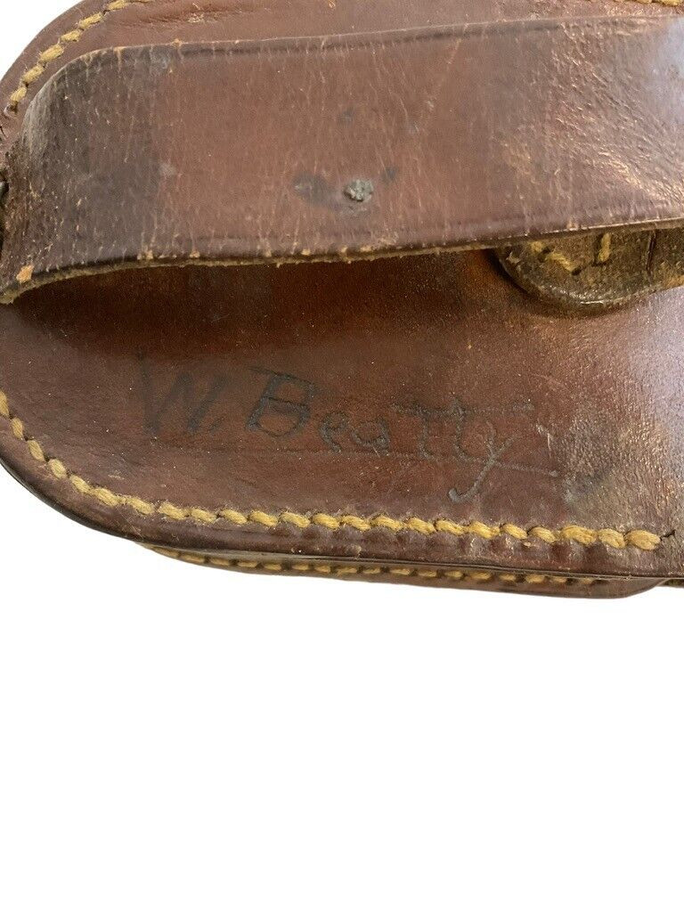 WW1 Canadian CEF Named Officers Compass with Leather Pouch W Beatty CMGC WW1 Canadian CEF Named Officers Compass with Leather Pouch W Beatty CMGC