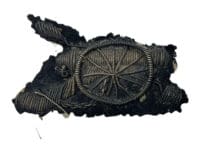 British Canadian Victorian Volunteer Artillery Gunner Trade Badge Patch Bullion