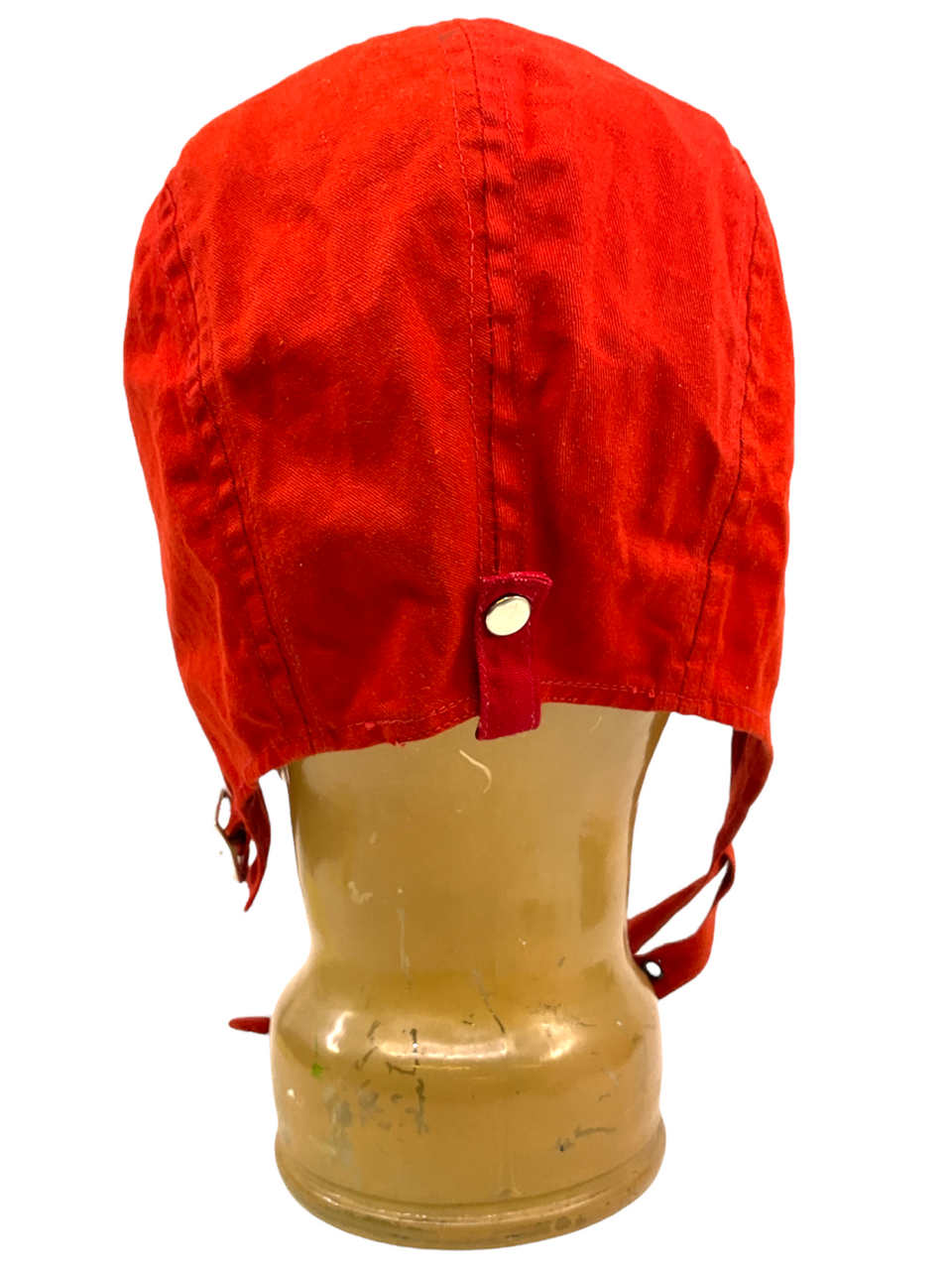 Australian RAAF Hi Visibility Red Bail Out Cap Flying Helmet Size 6 7/8 Australian RAAF Hi Visibility Red Bail Out Cap Flying Helmet Size 6 7/8