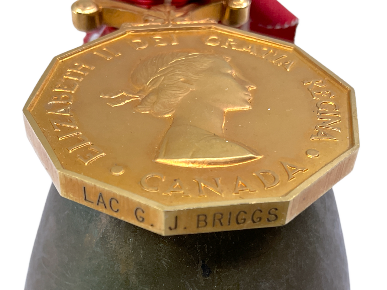 Canadian Forces Decoration Medal CD LAC Briggs RCAF Canadian Forces Decoration Medal CD LAC Briggs RCAF