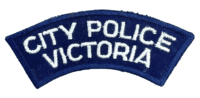 Canadian City Police Victoria British Columbia Shoulder Sleeve Patch Canadian City Police Victoria British Columbia Shoulder Sleeve Patch