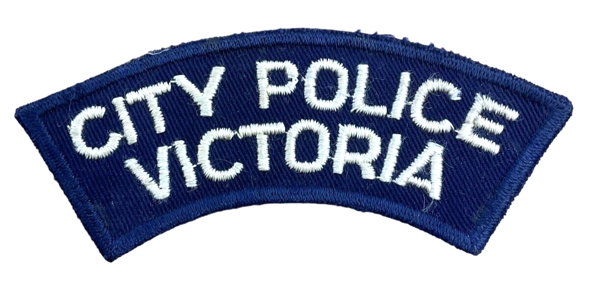 Canadian City Police Victoria British Columbia Shoulder Sleeve Patch Canadian City Police Victoria British Columbia Shoulder Sleeve Patch