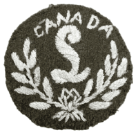 WW1 Canadian CEF Gun Layer Embroidered Sleeve Trade Patch Insignia