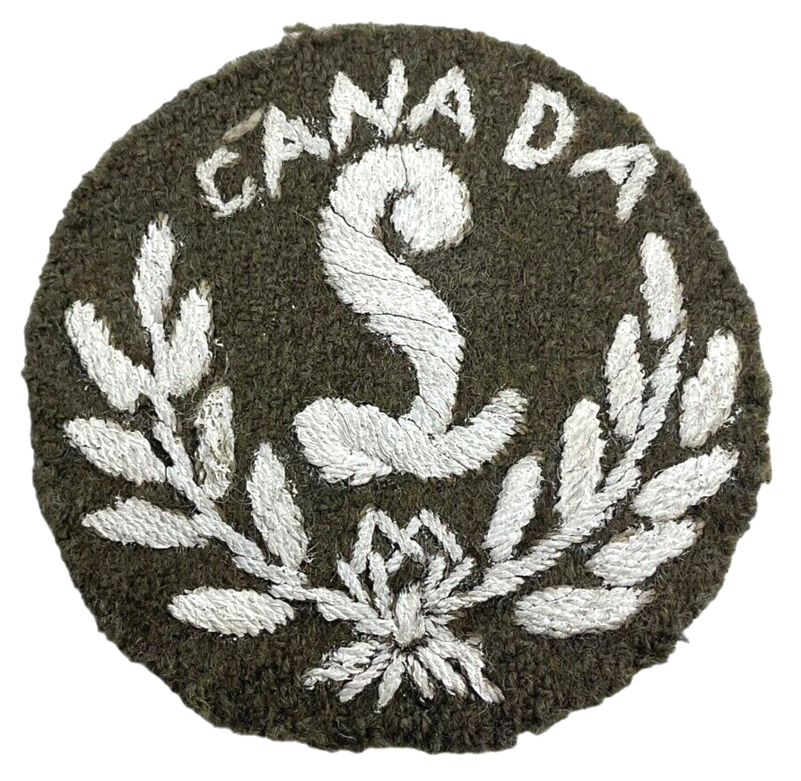 WW1 Canadian CEF Gun Layer Embroidered Sleeve Trade Patch Insignia WW1 Canadian CEF Gun Layer Embroidered Sleeve Trade Patch Insignia