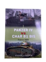 WW2 German Panzer 4 VS French Char B1 BIS Osprey Soft Cover Reference Book