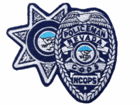 US Nevada COPS Blue & Silver Police Patch