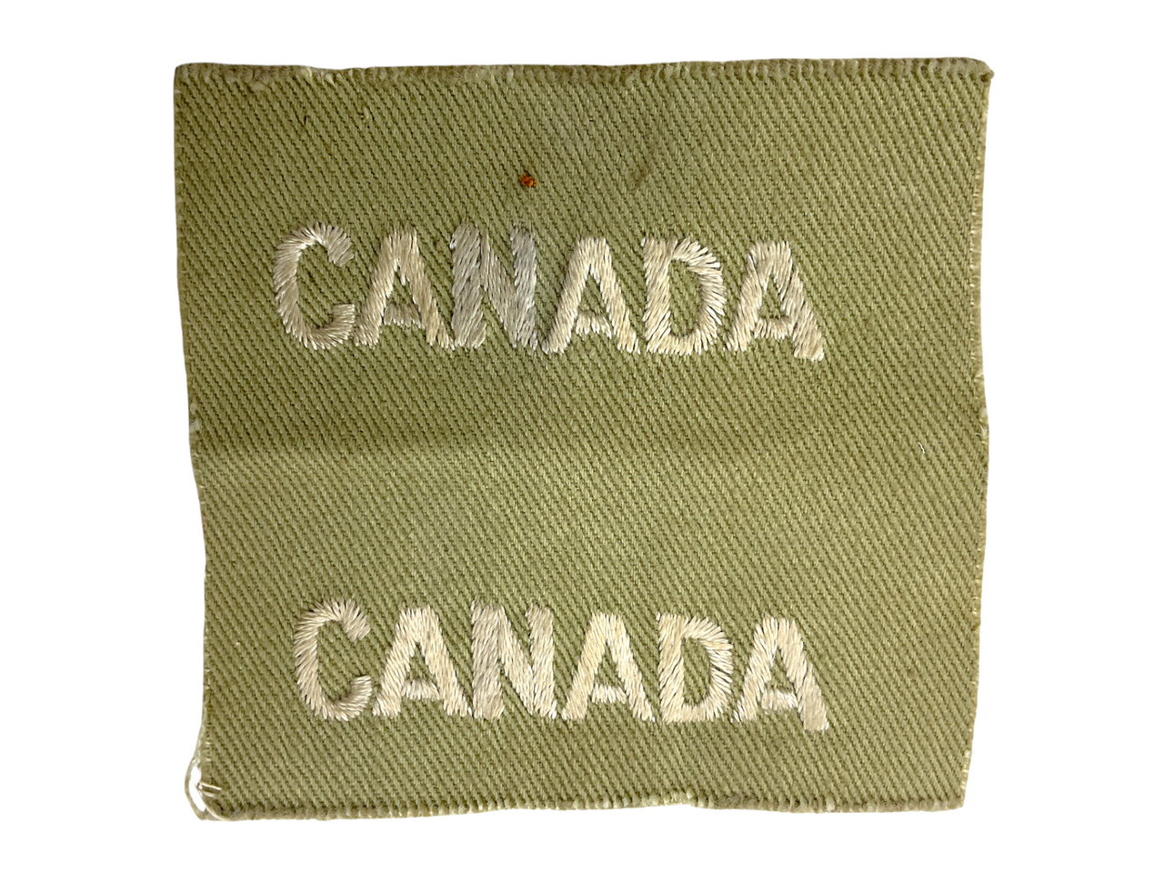 WW2 Canadian Canada Tropical Shoulder Insignia Pair WW2 Canadian Canada Tropical Shoulder Insignia Pair