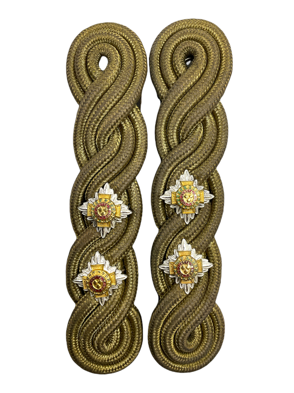 Vintage British Canadian Lieutenant Dress Shoulder Boards Vintage British Canadian Lieutenant Dress Shoulder Boards