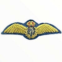Pre WW2 British RAF Padded Bullion Wire Pilots Wings Brevet