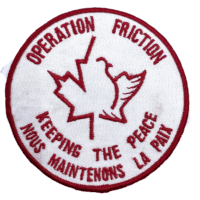 Gulf War Canadian Operation Friction Keeping The Peace Sleeve Patch Insignia