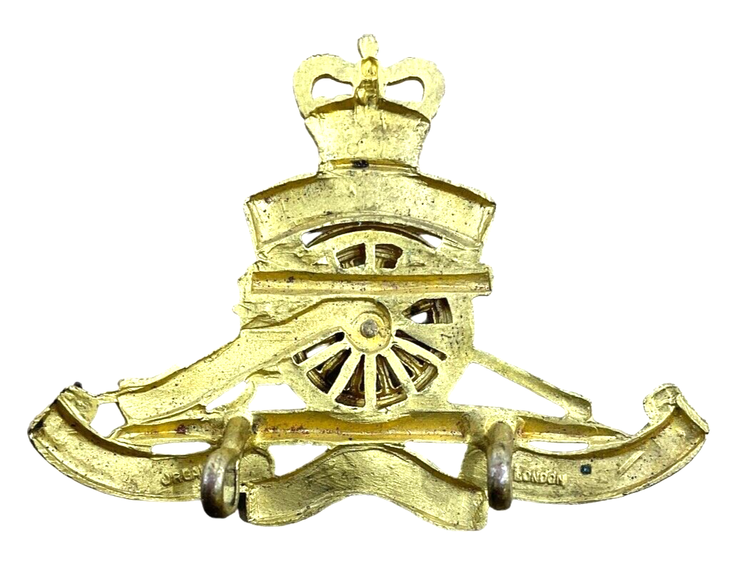British Royal Artillery RA Officers Cap Badge Insignia British Royal Artillery RA Officers Cap Badge Insignia