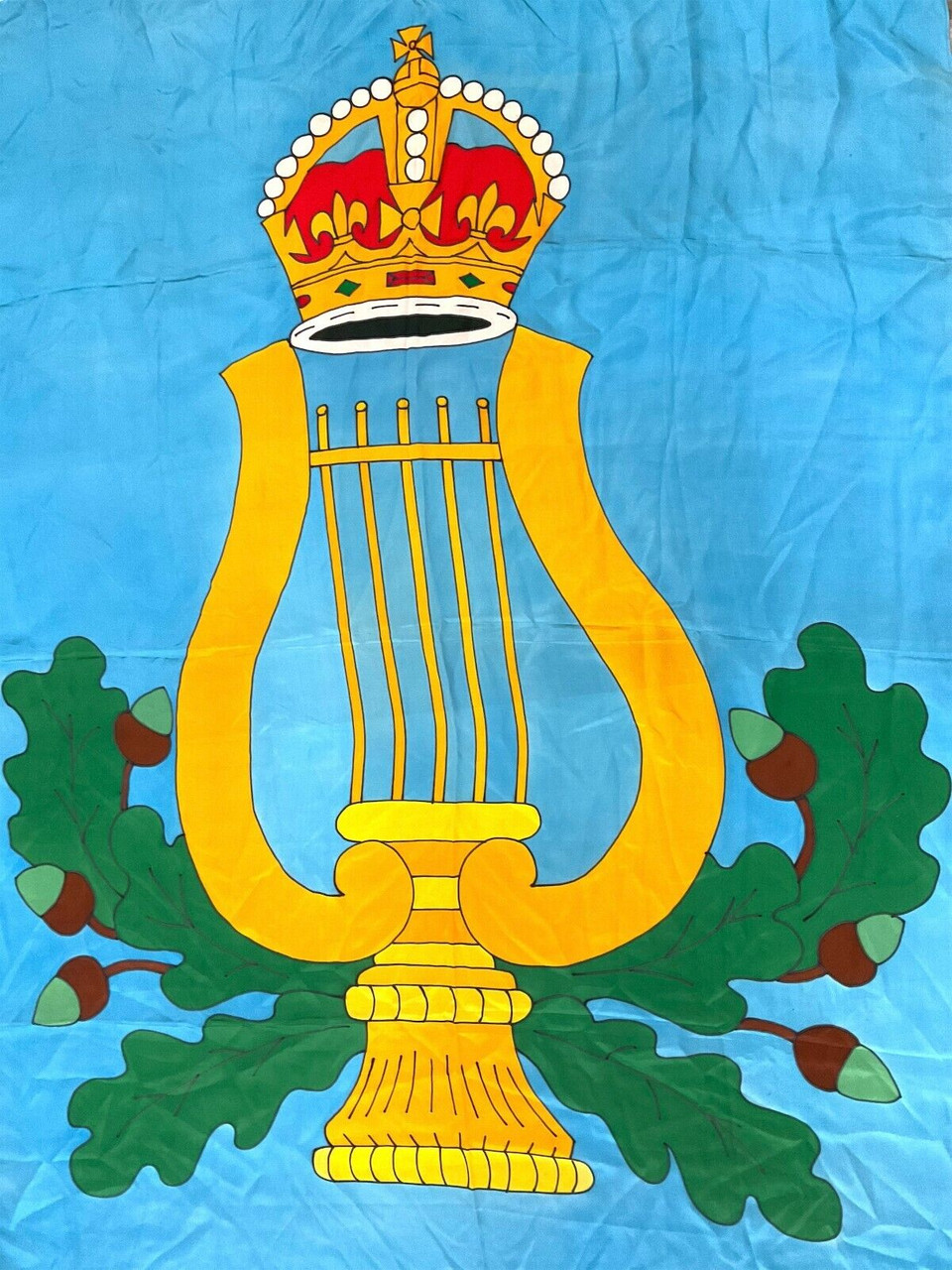 WW2 Canadian RCAF Silk Banner Bandsman Insignia 60 x 42 Inch WW2 Canadian RCAF Silk Banner Bandsman Insignia 60 x 42 Inch