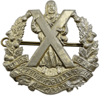 WW2 Canadian Queens Own Cameron Highlanders of Canada Cap Badge