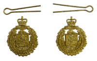 Canadian Lord Strathcona Collar Badge Insignia Pair