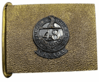 WW1 Canadian CEF 48th Highlanders Officers Sword Belt Buckle