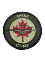 Canadian Forces RCAF CFANS CT-142 Air Navigation OD Green Squadron Crest Patch