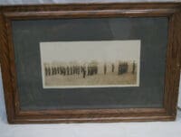 Pre WW1 Canadian Brockville Rifles Framed Group Photograph Pre WW1 Canadian Brockville Rifles Framed Group Photograph