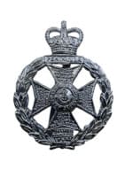 British Royal Green Jackets Regiment Staybright Cap Badge British Royal Green Jackets Regiment Staybright Cap Badge