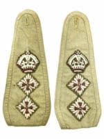 WW2 Canadian Army Full Colonel Airtex Shirt Slip On Shoulder Boards Pair