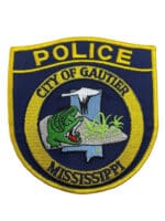 US City of Gauthier Mississippi Police Department Patch