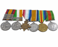 British Boer War QSA Medal Group Q Battery 18070 Gnr TG Hurley RHA British Boer War QSA Medal Group Q Battery 18070 Gnr TG Hurley RHA
