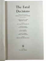 WW2 German The Fatal Decisions Six Decisive Battles Hardcover Reference Book WW2 German The Fatal Decisions Six Decisive Battles Hardcover Reference Book