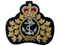Canadian RCN Navy Coast Guard Officers Peak Cap Insignia Badge
