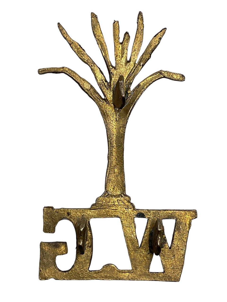 British Welsh Guards Shoulder Insignia Brass Single British Welsh Guards Shoulder Insignia Brass Single