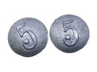 WW2 German Army 5th Company Shoulder Buttons Pair