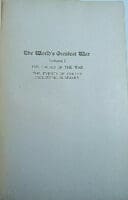 WW1 British German US The Book of History 2 Volume Set Reference Books