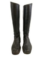 WW2 German Black Leather Officers Boots 2 WW2 German Black Leather Officers Boots 2