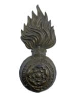 British Victorian Royal London Fusiliers Bear Skin Hat Cap Badge Insignia