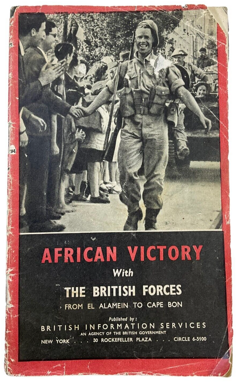 WW2 British African Victory With The British Forces Softcover Reference Book WW2 British African Victory With The British Forces Softcover Reference Book