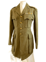 WW1 Canadian RCA Artillery Four Pocket Officers Service Tunic Jacket MC Winner