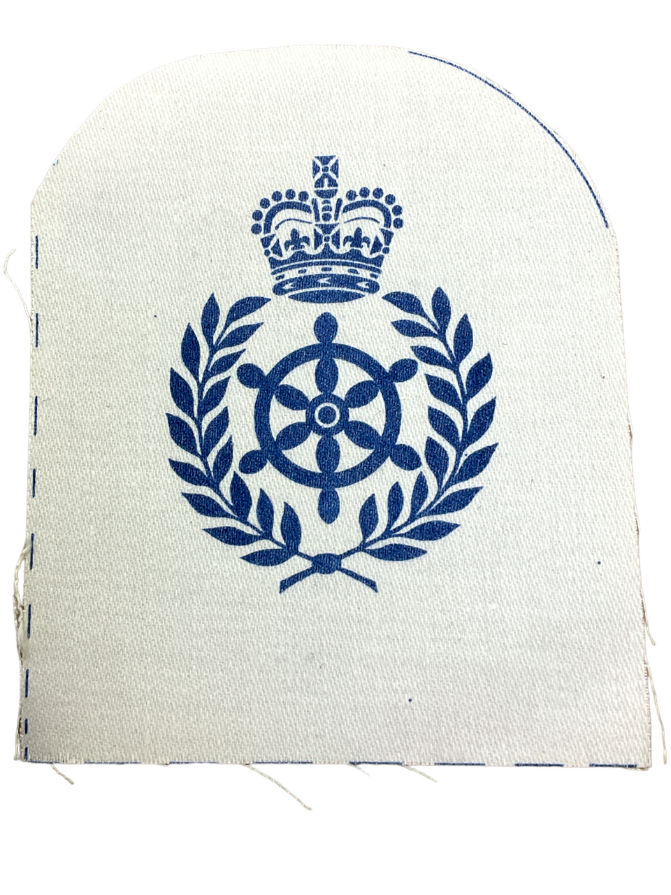 British RN Navy Coxwain Quartermaster Sleeve Patch Printed British RN Navy Coxwain Quartermaster Sleeve Patch Printed