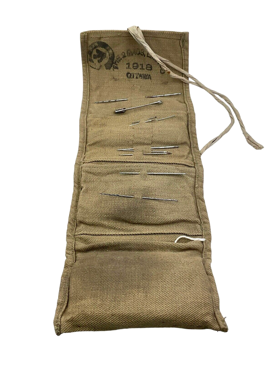 WW1 Canadian 1918 Dated Housewife Sewing Kit With RCASC Service Number WW1 Canadian 1918 Dated Housewife Sewing Kit With RCASC Service Number