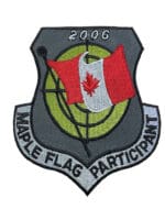 Canadian Forces Maple Flag Participant 2006 Night Colour Squadron Crest Patch