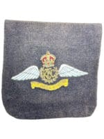 WW1 British Royal Flying Corps RFC Bullion Wire Blazer Crest Patch with Wings