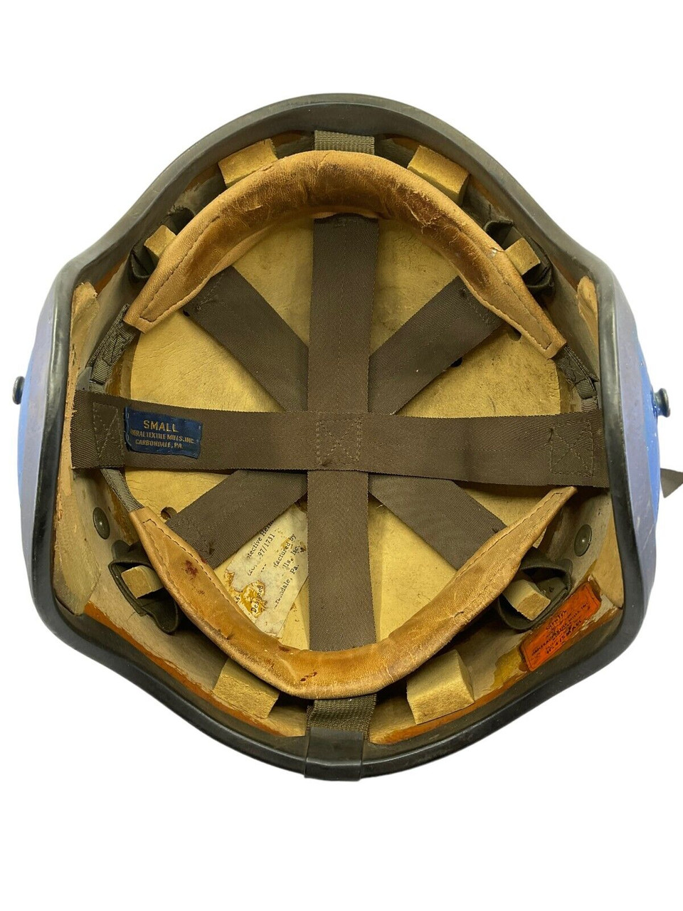 US USAF H4 Bonedome Gentex Blue Painted Jet Helmet US USAF H4 Bonedome Gentex Blue Painted Jet Helmet