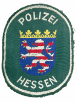 German Hessen Police Woven Arm Patch Badge