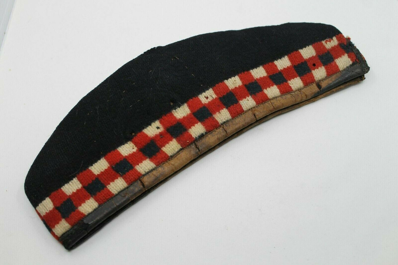 WW1 Canadian British CEF BEF Diced Glengarry Glen with Leather Sweatband WW1 Canadian British CEF BEF Diced Glengarry Glen with Leather Sweatband