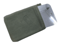 WW2 British 1945 Personal Pocket Mirror & Cotton Pouch Jungle Green WW2 British 1945 Personal Pocket Mirror & Cotton Pouch Jungle Green