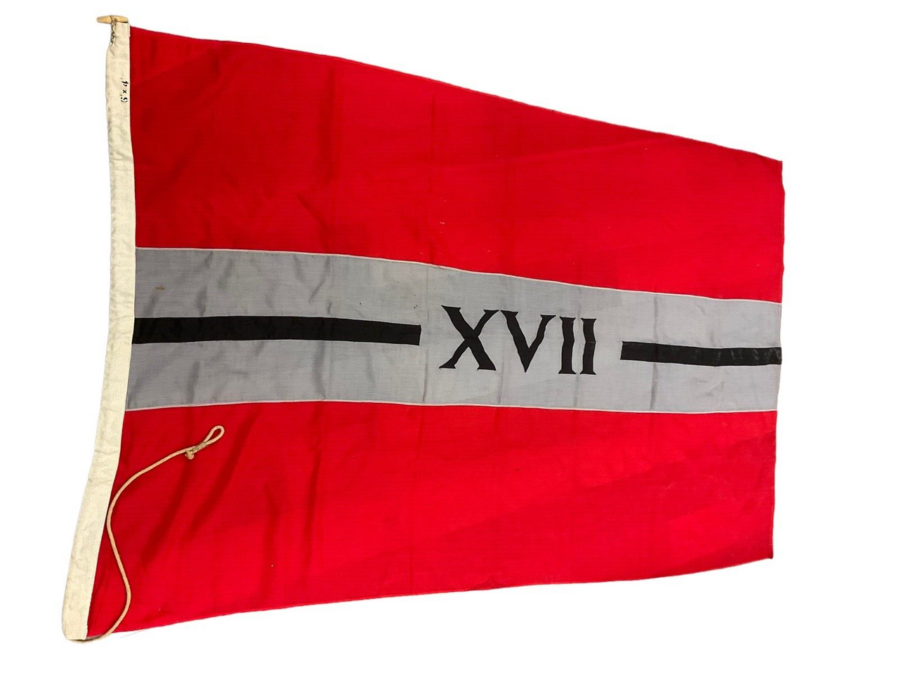 WW2 British Canadian 17th Roman Numeral Flag 6 ft x 4 ft WW2 British Canadian 17th Roman Numeral Flag 6 ft x 4 ft
