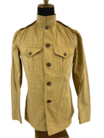 WW1 US AEF USMC Tropical Stand Up Collar Field Service Jacket Two Pocket WW1 US AEF USMC Tropical Stand Up Collar Field Service Jacket Two Pocket
