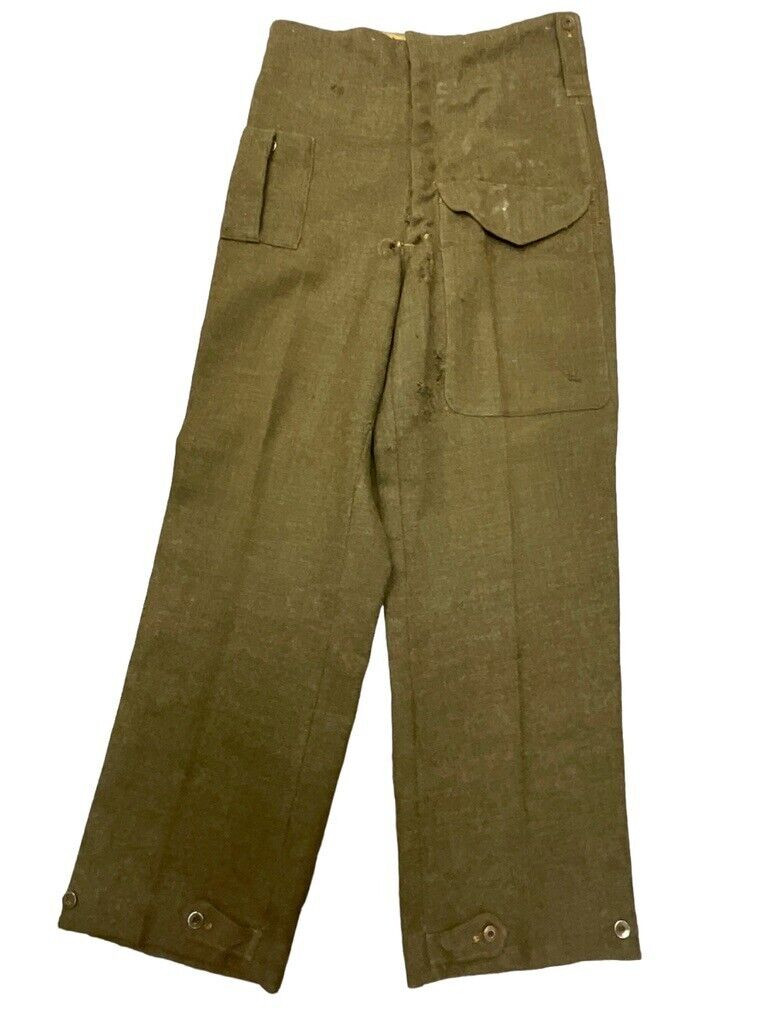 WW2 Canadian Armoured Corps Officers Battle Dress Jacket and Trousers WW2 Canadian Armoured Corps Officers Battle Dress Jacket and Trousers